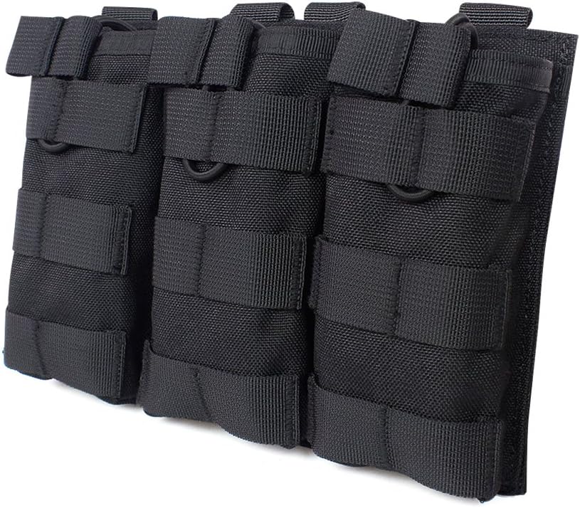 Outry M4 M16 AR15 Magazine Pouch - Open Top Mag Holder - Triple/Double/Single Airsoft MOLLE Mag Pouch