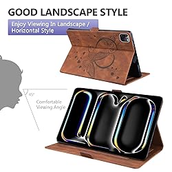 Dteck for iPad Air 13 Inch Case 2024 M2,iPad Pro