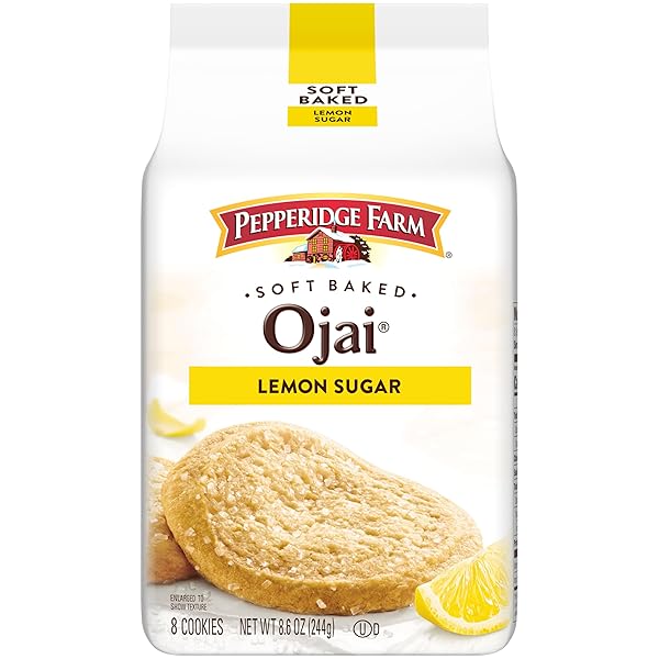 PEPPERIDGE FARM SOFT BAKED OJAI LEMON SUGAR COOKIES,...
