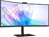 Samsung Viewfinity S6 34" WQHD Curved Monitor Webcam USB-C LAN LS34C652VAUXXU view 6