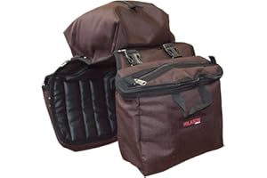 HILASON 14X12X6 Detachable Insulated Horse Saddle Side Bag