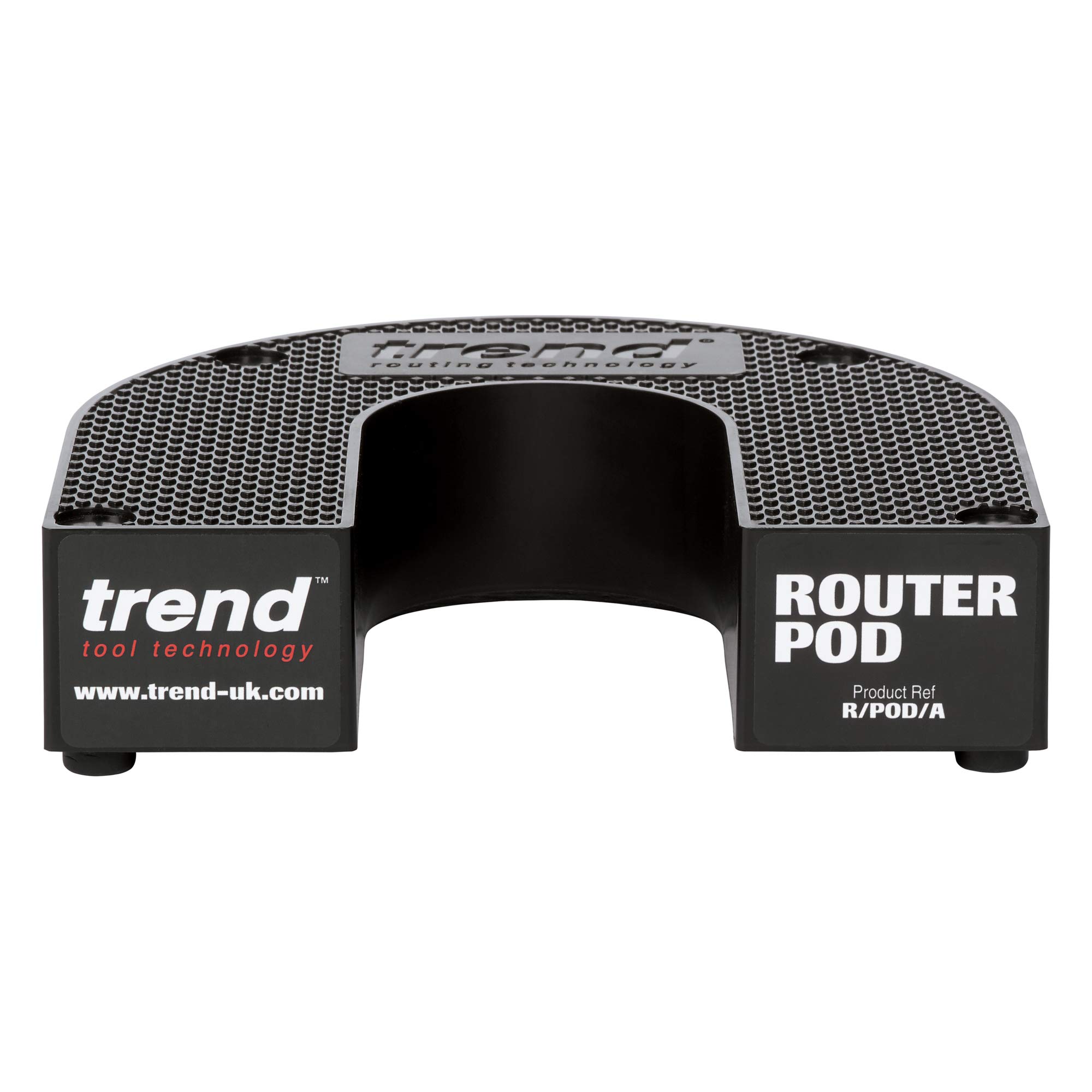 Trend U-Shaped Router Pod Stand for Workbench Safety and Storage, R/POD/A