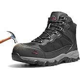 NORTIV 8 Men's Waterproof Steel Toe Work Boots | Slip Resistant ASTM-certified Safety Toe Boots for Men for Construction,Warehouse,Industrial and Daily Work,Paladin-Steel