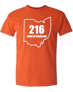 216 Made in Cleveland T-Shirt Ohio Pride Believeland The Land