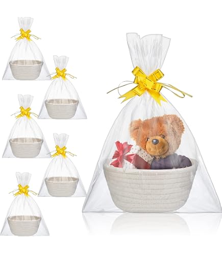 Reli. Kraft Paper Gift Bags With Handles - 110 Pcs Bulk, 10x5x13 Inches, Floral Thank You Print