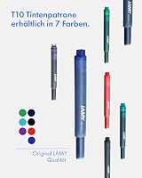 LAMY T10 15 Pack Erasable Large Capacity Ink Cartridges Blue 1.25 ml view 3