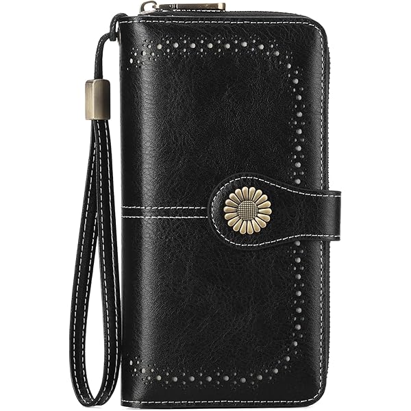 Amazon.com: Movefad Women Leather Wallet Crossbody Bag