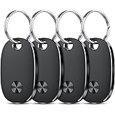 Air Tracker Tags-4 Pack: Smart Bluetooth Tracker, Item Finder Works with Apple Find My (iOS Only) App, Trakcer Tag Locator fo