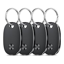 Tracker Tags-4 Pack, Bluetooth Tracker Works with