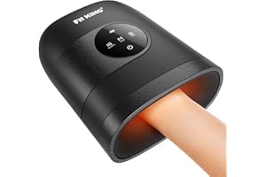 FIT KING Hand Massager with Heat - Cordless & Portable & Touch Screen - Ideal Gifts for Women Men Parents