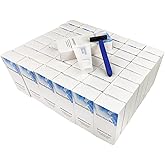 Shave Kit in Bulk, Smooth Shave Disposable Razor and Cream(12g), Individually Wrapped Toiletries Amenities for Hotel, Airbnb, Homeless, Shelter, Camping and Travel (50 Pack)