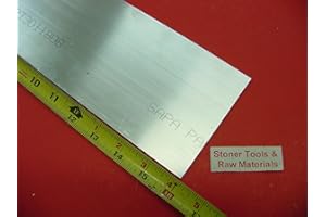 STONER METALS 1/4" X 4" Aluminum 6061 Flat BAR 16" Long T6511 .250" Plate Mill Stock