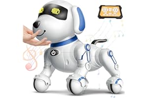 Dolanus Robot Dog for Kids 8-12, Remote Control Smart Robotic Pets That Acts Like a Real Dogs Touch Interactive Walking Talking Barking Toys for Girls Boys Toddler, Gifts for 4 5 6 7 8 12 Years Old