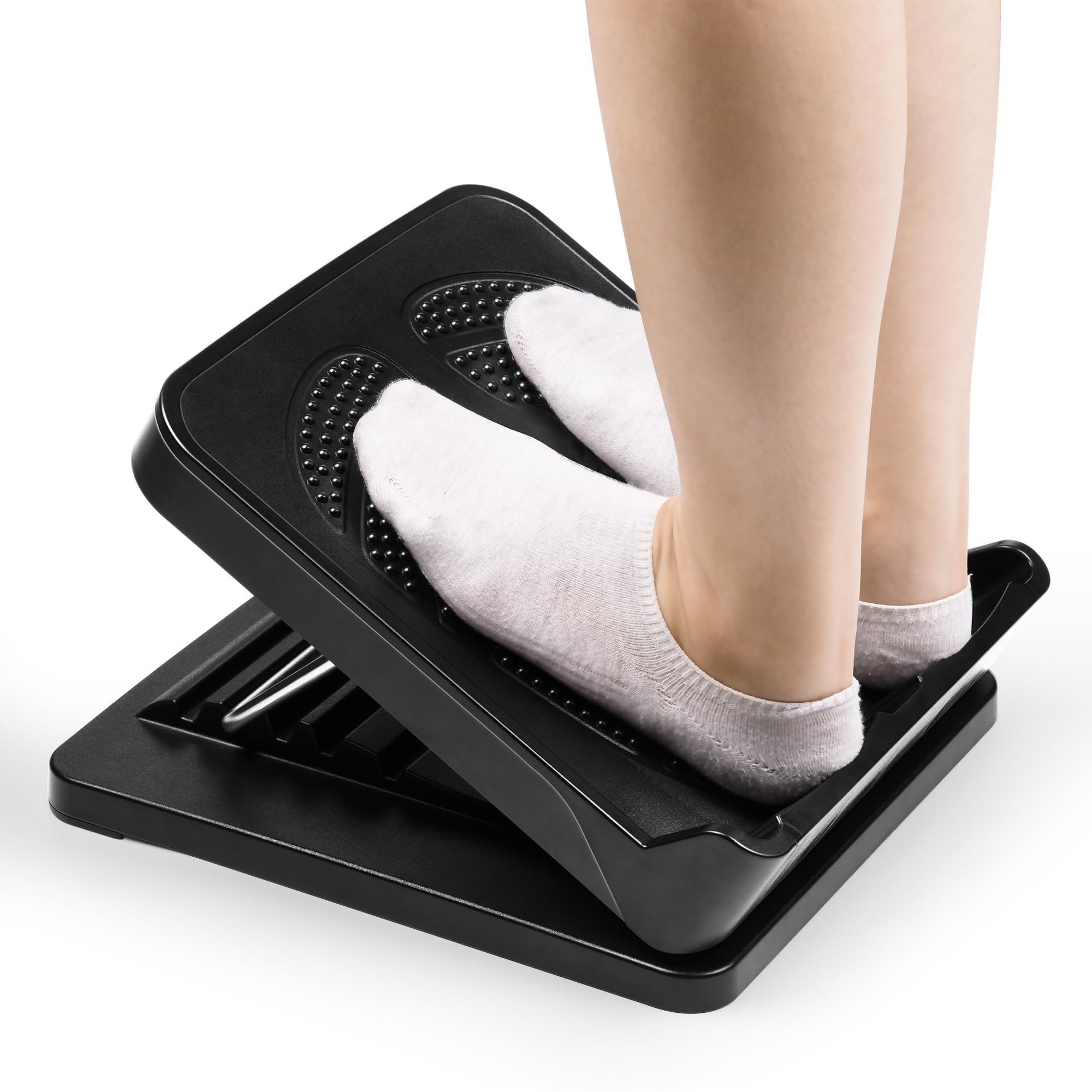Photo 1 of Auslar Portable Slant Board, Calf Stretcher Slant Board for Stretching Tight Calves or Plantar Fasciitis, Adjustable 4 Level (330 lb Capacity), Strength Training Equipment Leg Machines