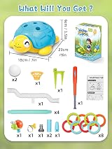 Kssvzz 4 in 1 Kids Turtle Water Sprinkler Outdoor Toy view 9