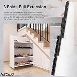 NECILO 800mm Bottom Mount Concealed Drawer Runners 120 kg Full Extension view 5