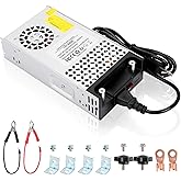 VIXKPIRR 110V AC to 12V DC Converter, 12V 50A 600W Power Supply Transformer Adapter SMPS AC to DC Converter Switch Power Supply Max 50A 600W for CCTV Camera Security System Radio 3D Printer