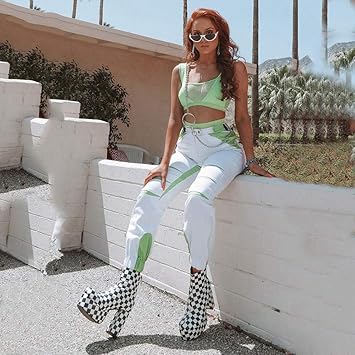 Ckbyth Pantalones Nuevo 100 Algodon Mujer Pantalones Casuales De