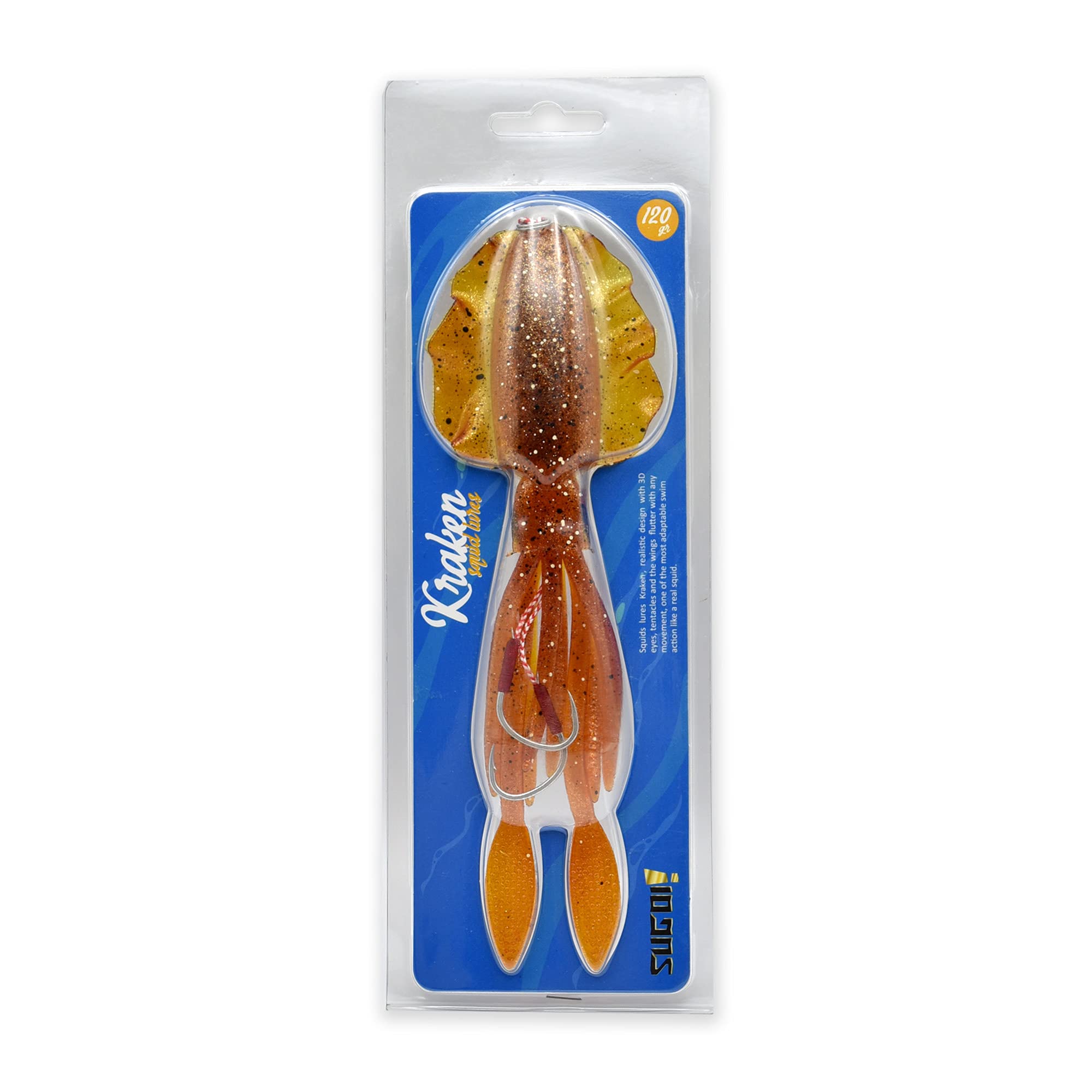 Kraken Squid Lures Silicone Squid with Assist Hook