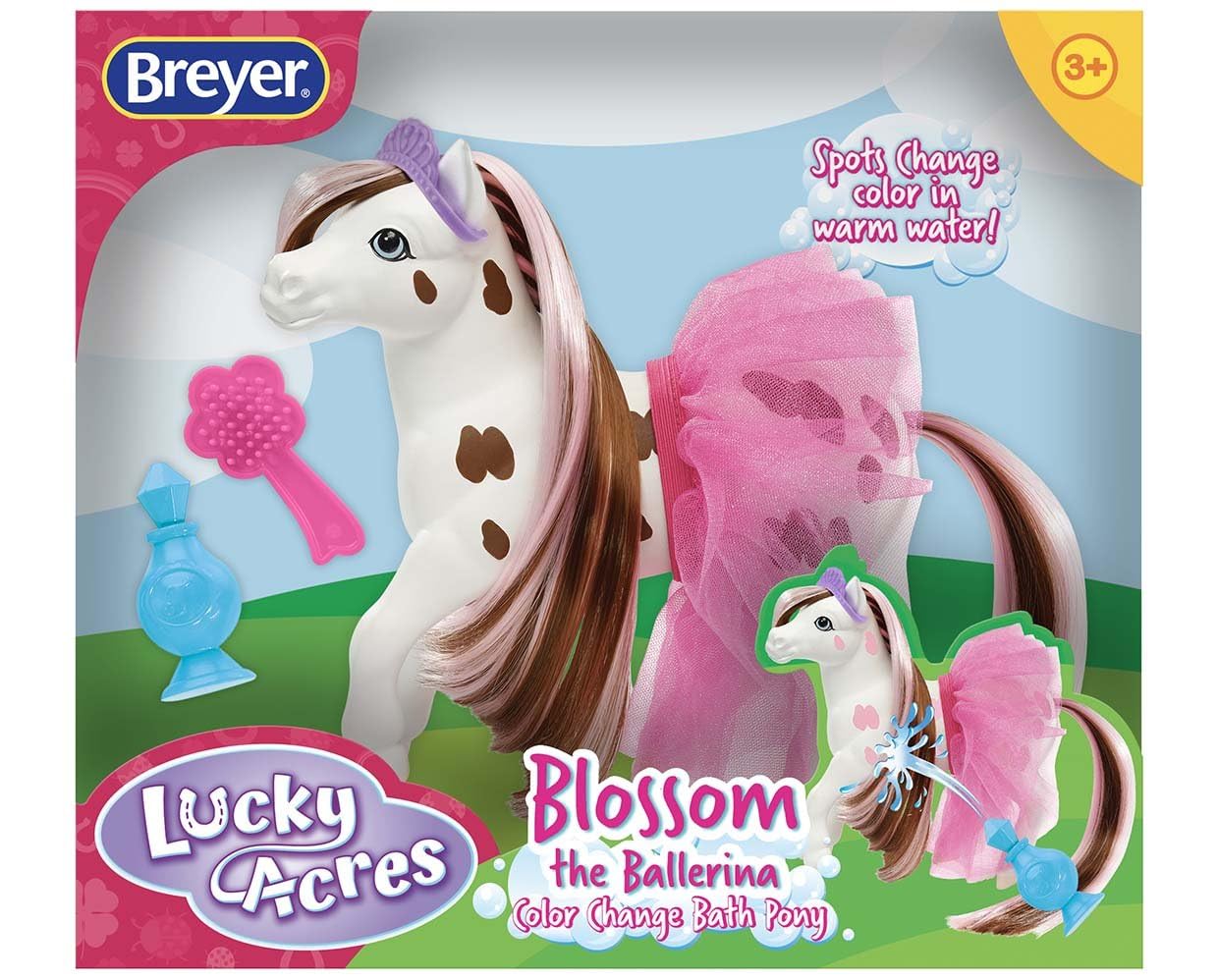 Breyer - 7231 - Bath Time Horse - Blossom the Ballerina - Color Change Horse