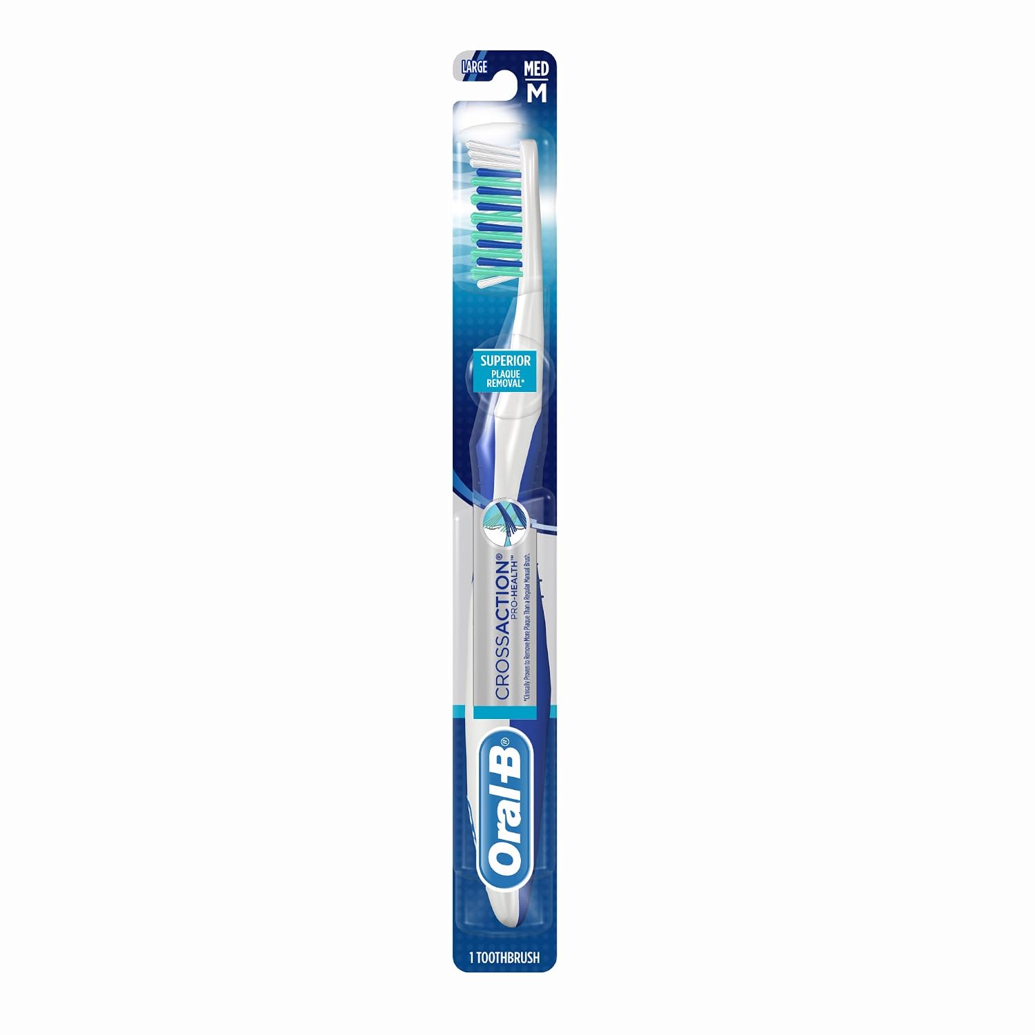 Oral-b crossaction toothbrush medium compact (300410606367)