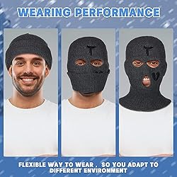 5665 3 Hole Full Face Mask Winter, Outdoor Sports