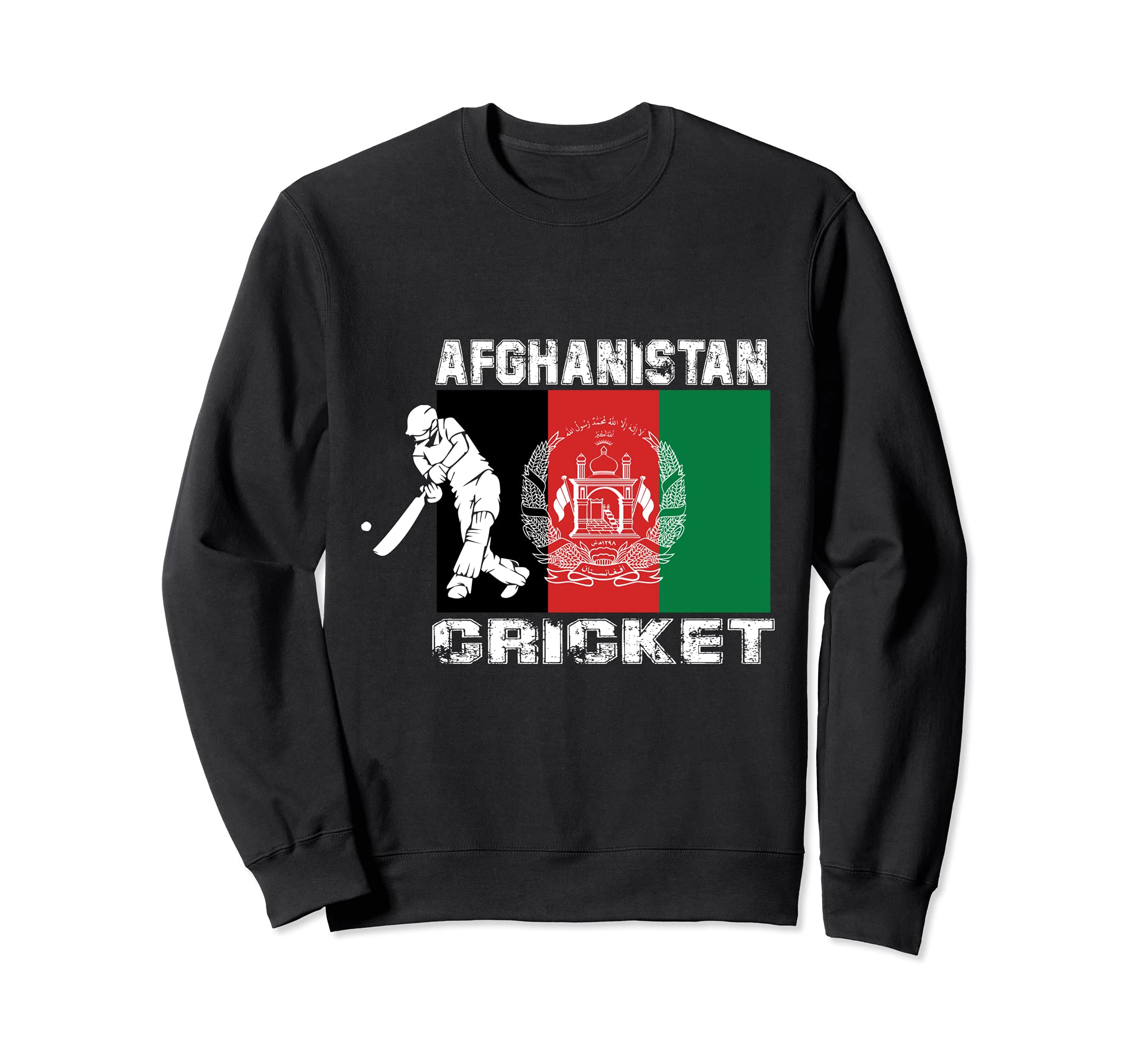 Afghanistan Cricket Batsman Batting International Fan Tee Sweatshirt