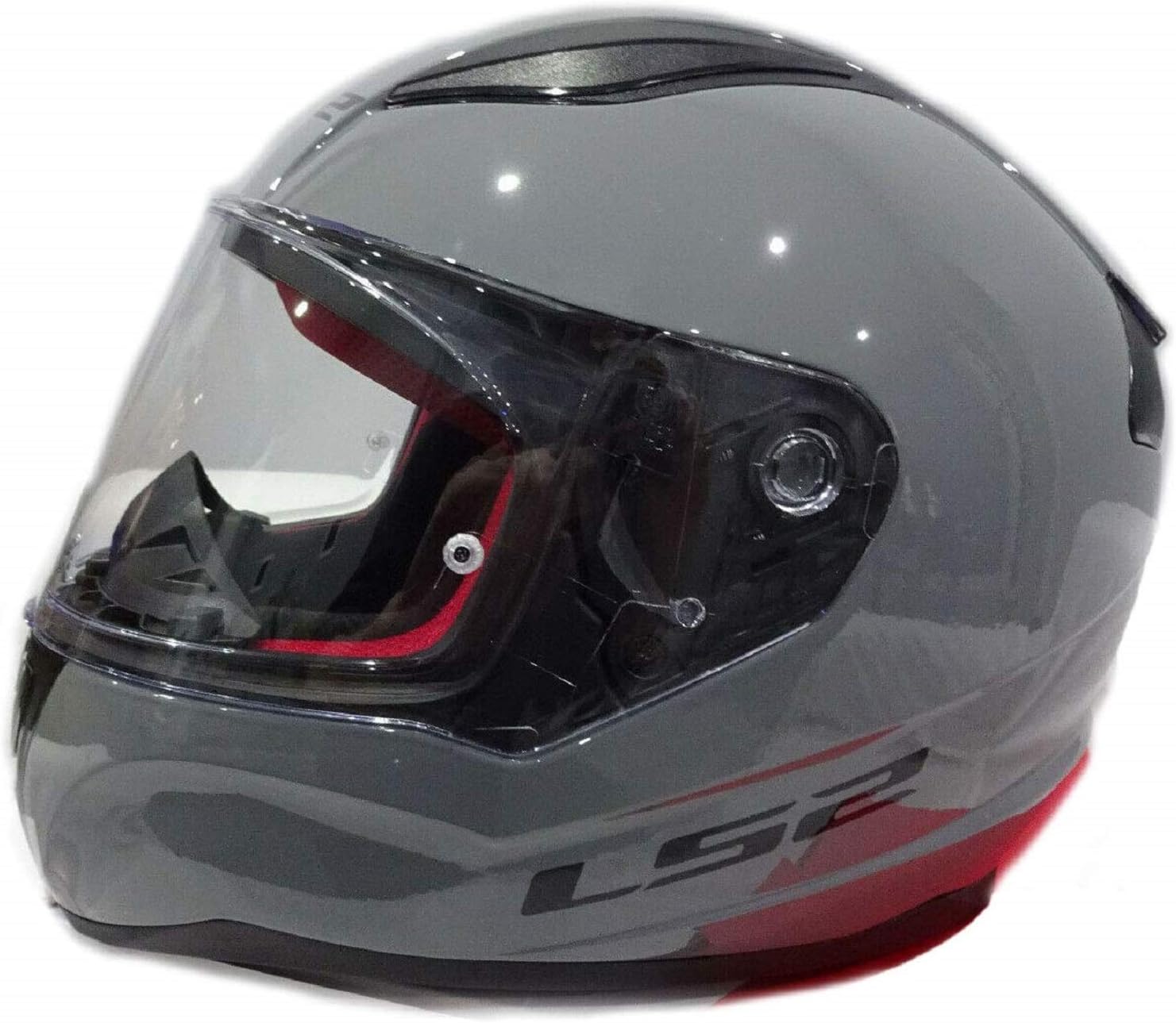 LS2 FF353 RAPID Motorcycle Motorbike Racing Sports Crash Full Face Helmet Nardo Grey (L)
