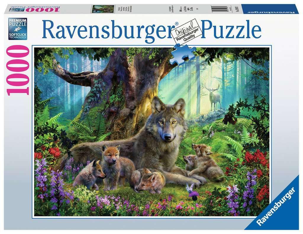Ravensburger Wolves in the Forest 1000pc Jigsaw Puzzle