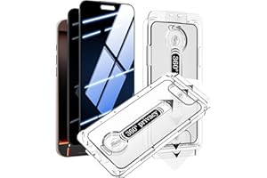 Tempered Glass 4 Way All Angle Privacy Screen Protector for iPhone 17 Pro Max, 360° Anti-spy Auto-Dust Removal, High Definiti