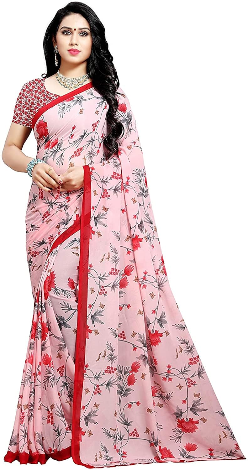 Buy My Look Surat Sarees with Blouse Piece Saree at Amazon.in