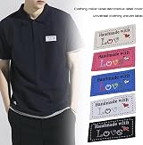 Create idea 50pcs Handmade Sewing Labels 50x24mm in Pink, Blue, Beige & More view 3