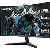 KOORUI 24 Inch Computer Monitor - FHD 1080P Gaming Monitor 165Hz VA 1ms 1800R LED Monitors with Ultra-Thin, HDMI X2 /DP, VESA