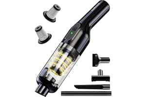 Car Vacuum Cleaner for Car Home Pet, Handheld Vacuum Cordless High Power | Cordless, Powerful Suction, Long Runtime, Lightwei