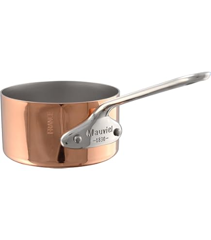 Amazon.com: Mauviel M'Minis 1mm Stainless Steel Mini Sauce Pan