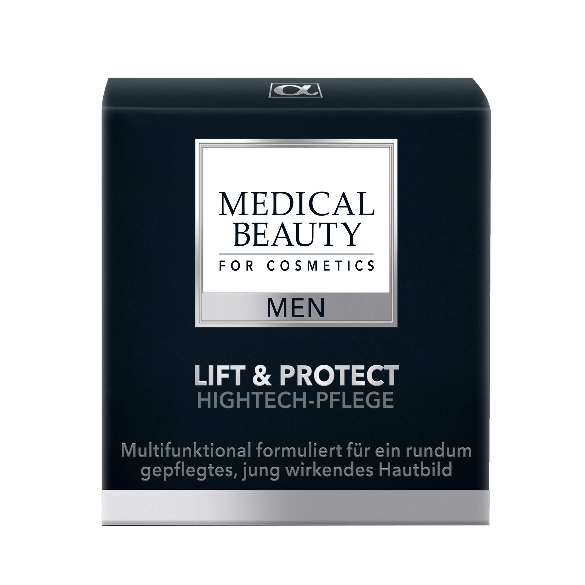 Medical Beauty® Men Lift & Protect High-Tech Care Anti-Ageing Skin Cream for Men for Effective Wrinkle Reduction Highly Effective Also for Sensitive Skin