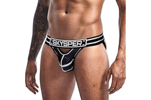 SKYSPER Jockstrap Athletic Supporters for Men Jock Strap Male Underwear Men's Thong Jockstrap Underwear
