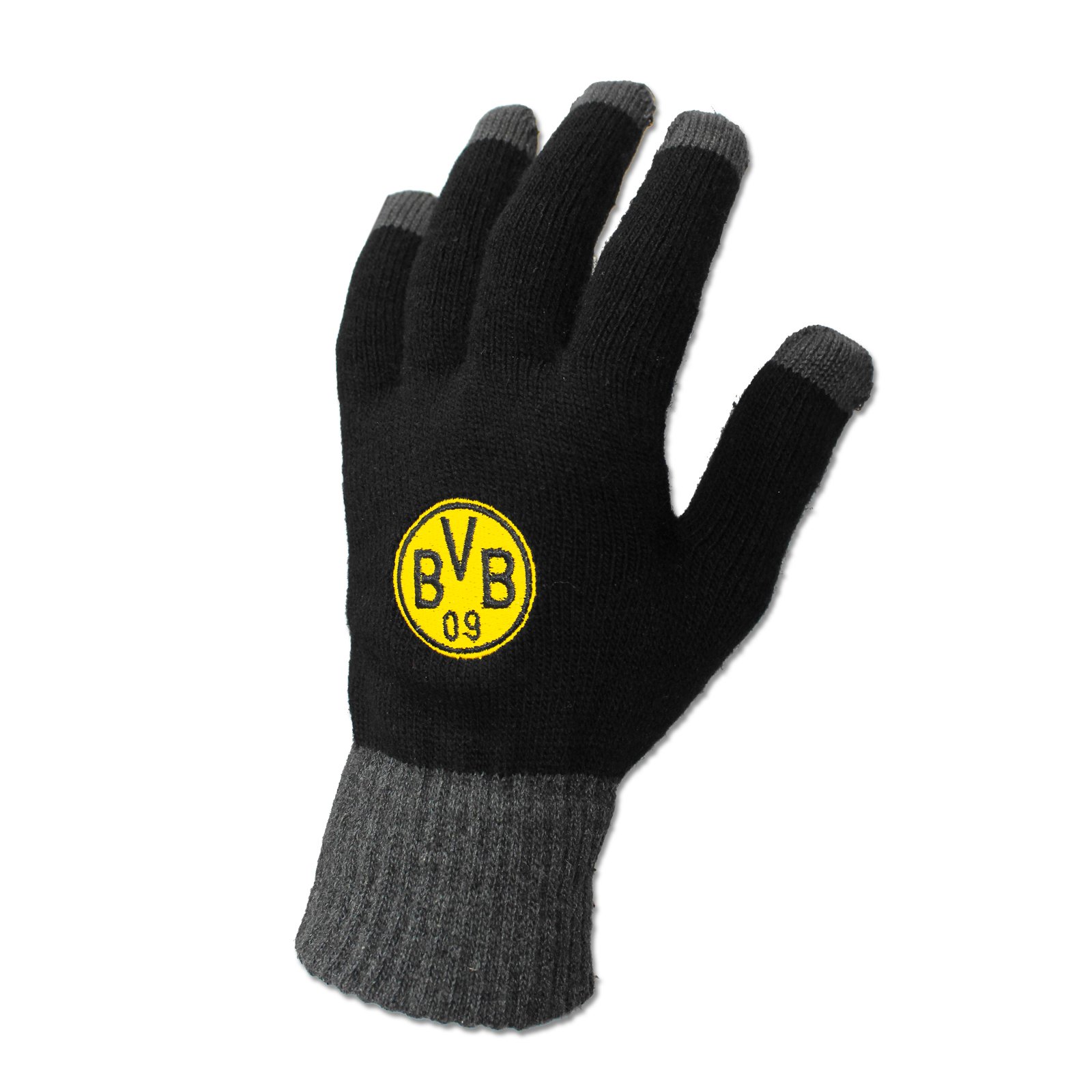 Borussia Dortmund, Smartphone gloves, black-yellow, M