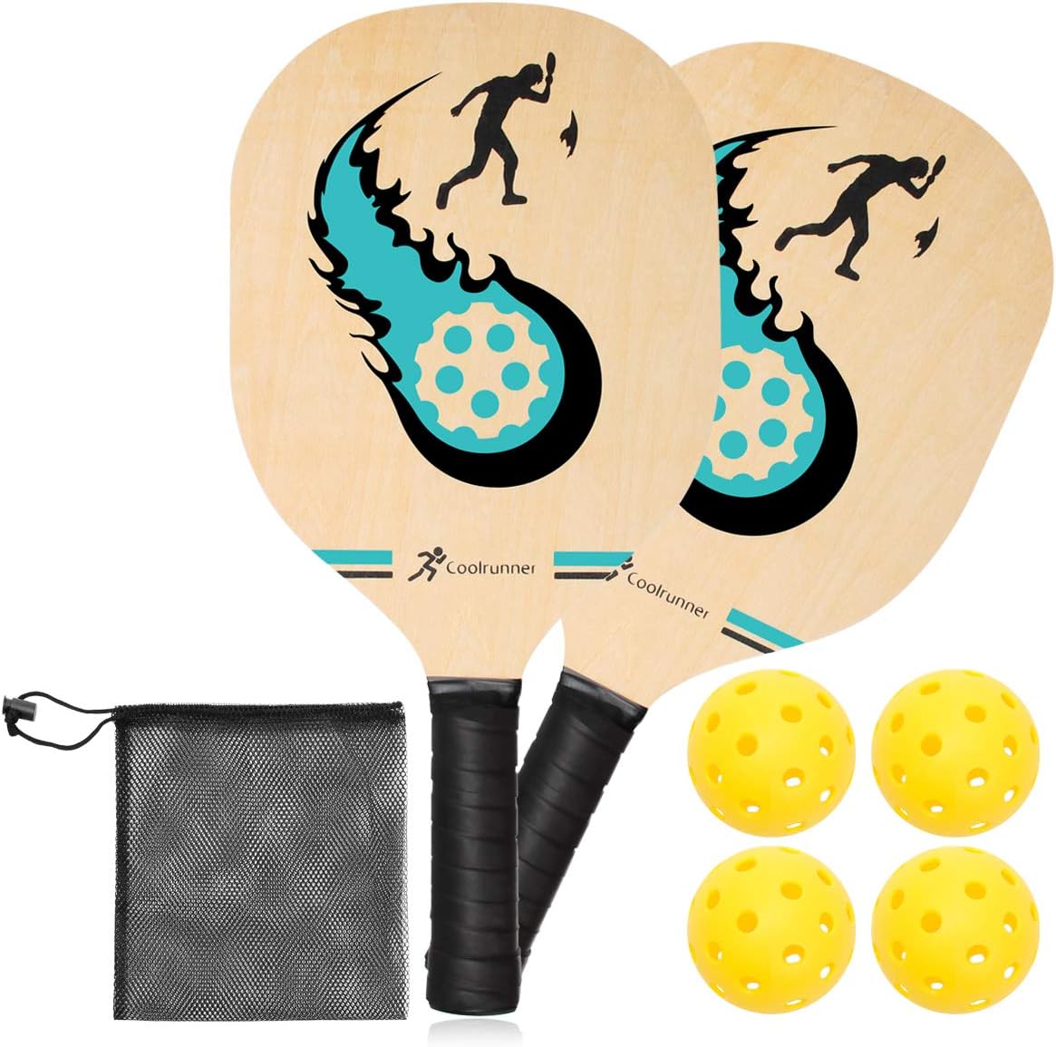 Coolrunner Beginner Pickleball Paddle Set Pickleball Set