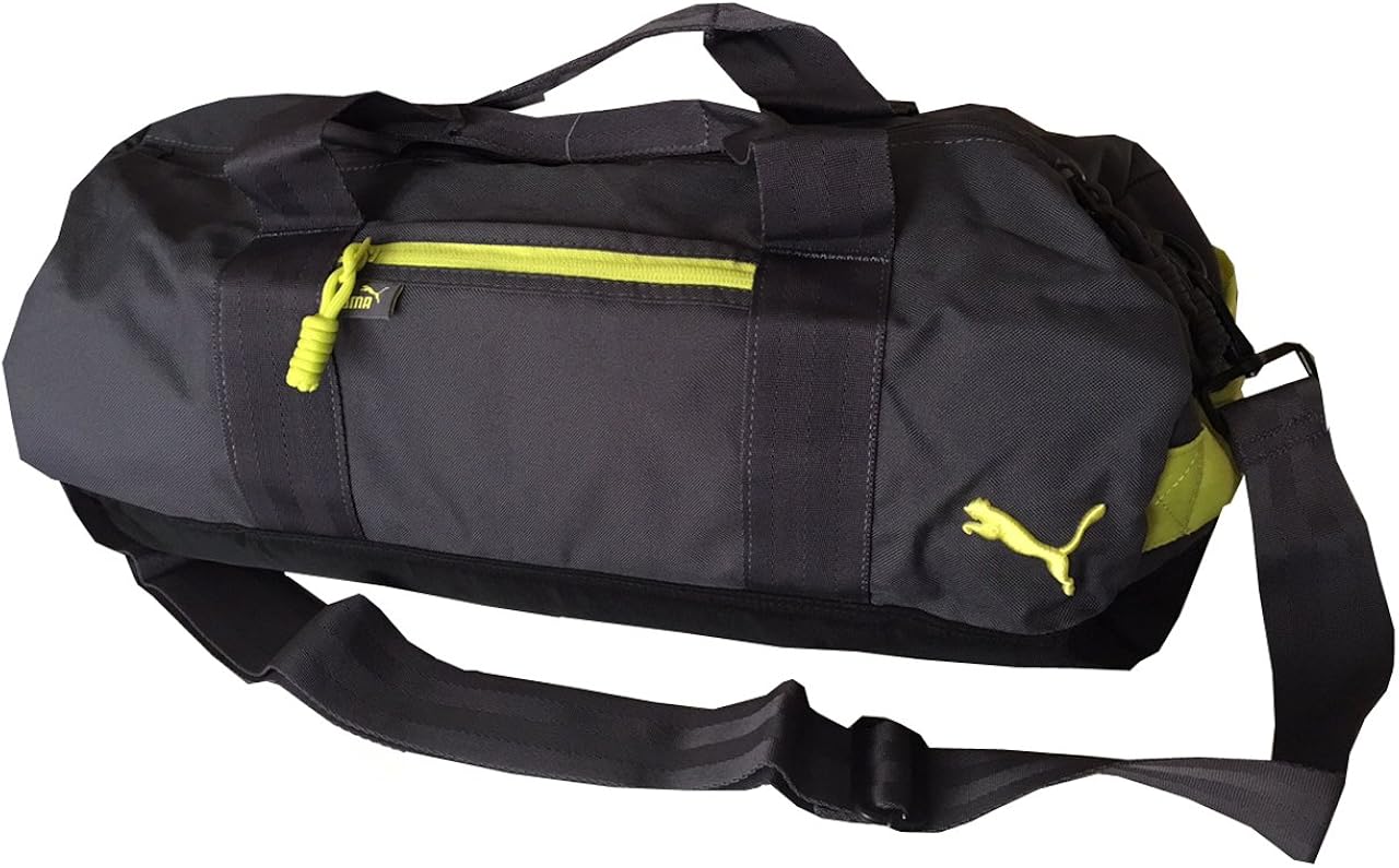 PUMA Course Duffel Bag (Grey/sulphur spring) Amazon.ca Clothing & Accessories
