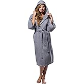 Turquaz Lightweight Full-Length Robes For Women Waffle Kimono Bathrobe - Soft, Fast-Drying, Long-Lasting Cotton Blend Unisex