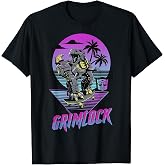 Transformers Grimlock Skater Beach Paradise Color Pop Logo T-Shirt