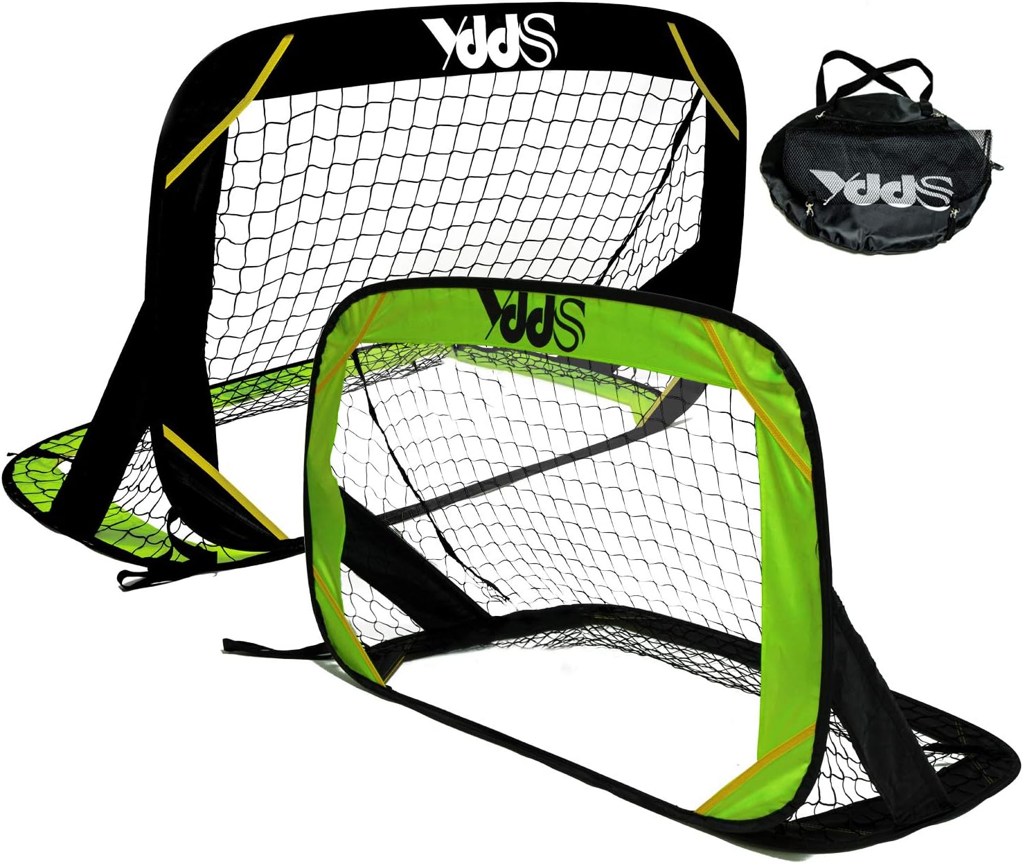 Soccer Goals Easy Pop Up Soccer Goal Nets for Kids and Adults Backyard Training and Practice with Carry Case and a Mesh Bag for Soccer Ball Storage (Not Included Soccer Ball), 2 Pack, 4Ft x 3Ft : Sports & Outdoors