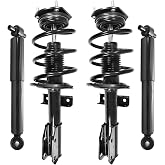 COMPLETESTRUTS - Front Complete Strut Assemblies with Coil Springs and Rear Shock Absorbers Replacement for 2007-2012 GMC Acadia - Set of 4