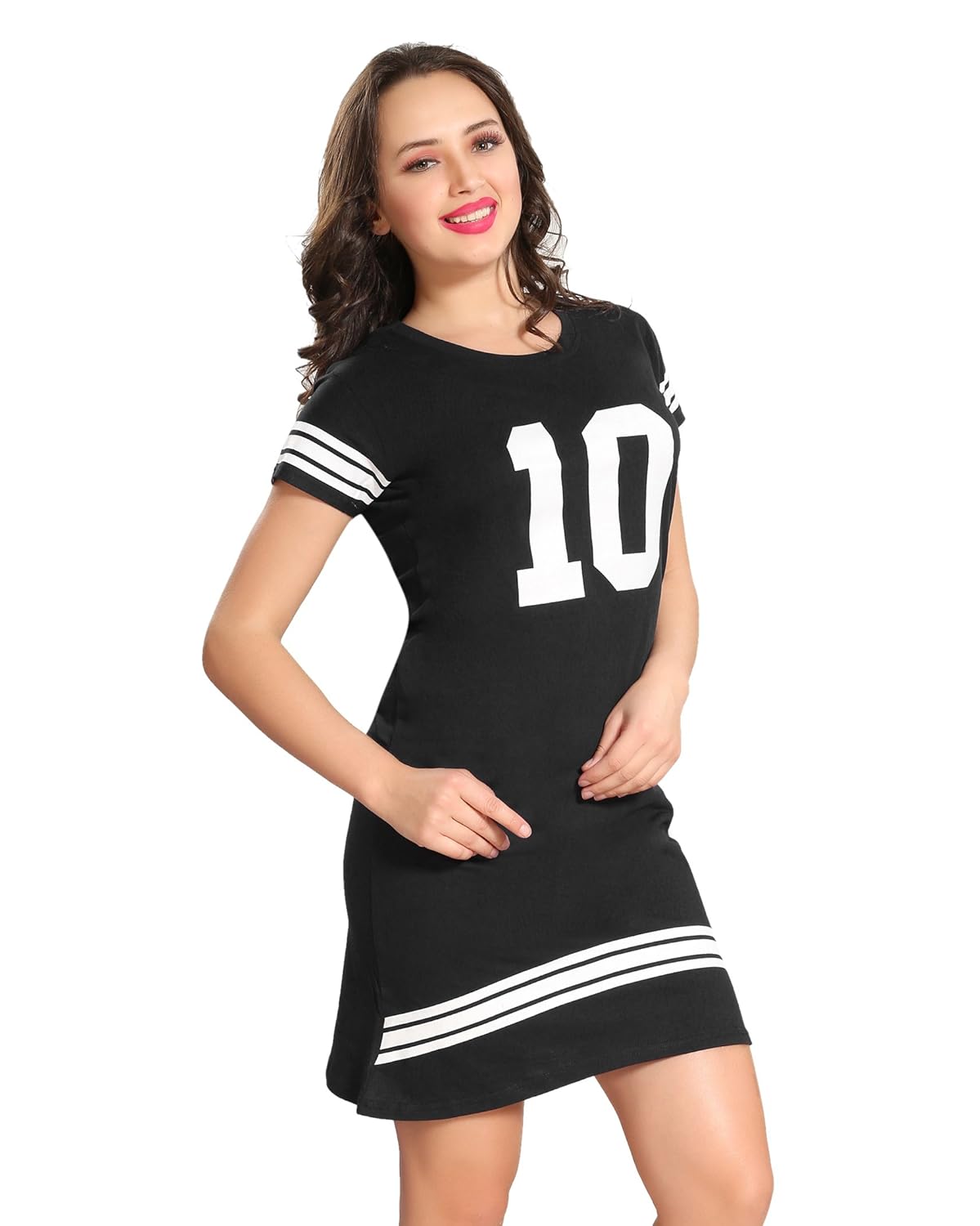 av2 women's cotton printed nighty