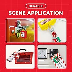 BULANGDI Lockout Tagout Box Kit with 6 Loto Locks