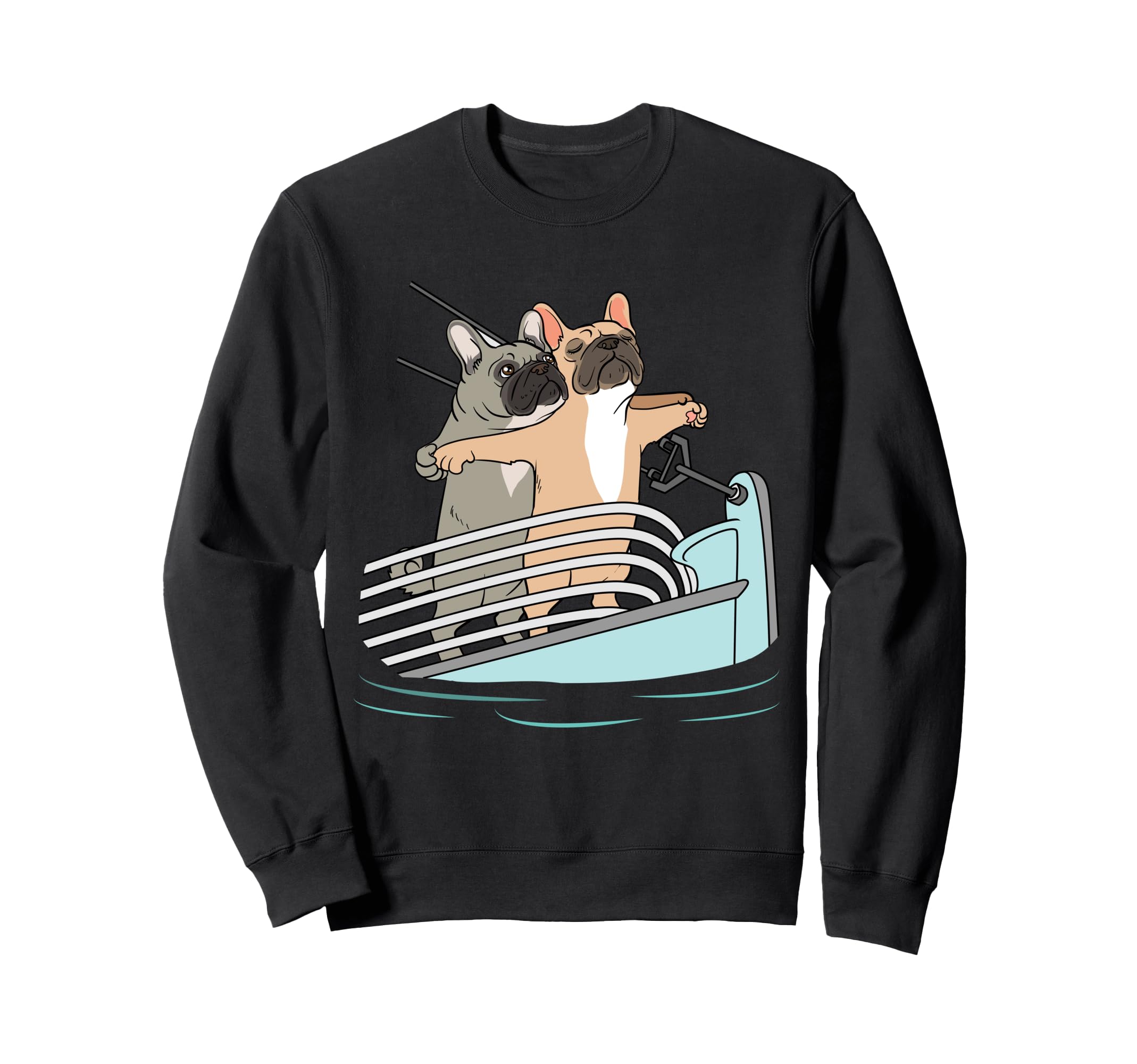 Frenchie Bulldog French Bulldogs Dog Momma and Dad Sweatshirt