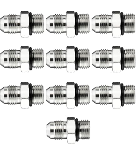 Parker 4 FTX-S Male Adapter 1/4 JIC X 1/8 NPT Male Steel: Amazon