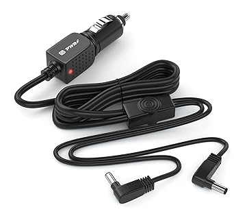 Pwr+ Extra Lang 3,3 meter KFZ-Ladegerät für Philips Tragbarer Portable DVD-Player mit 2 Bildschirmen Auto Zigarettenanzünder 