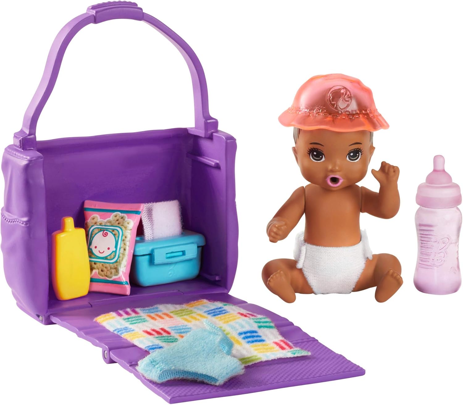 Amazon.es: Barbie Skipper Canguro Bebé con Pañal y Accesorios (Mattel Ghv86): Juguetes y juegos